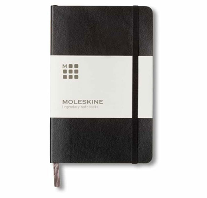 Moleskine Pocket Notebook - Hard Cover - Ruled - Black