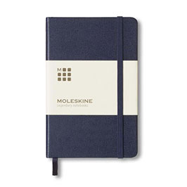 Moleskine Pocket Notebook - Hard Cover - Ruled - Navy Blue