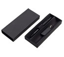ANGLA - Gift Set of RCS Recycled Aluminium Pen and Keychain - Black