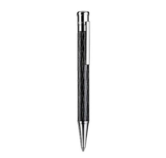 OTTO HUTT Ballpoint Pen Wave Pattern Black