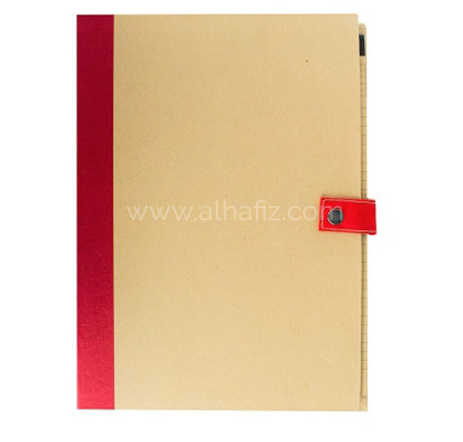 Eco-neutral Sorbus A4 Folder With Pen Red