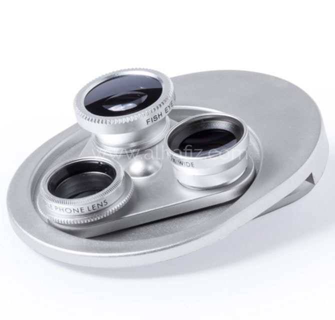 DEPOK - Universal Lens System For Smartphone 4-in-1 Silver