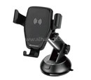 SKROSS Car Phone Holder & Wireless Charger - Black