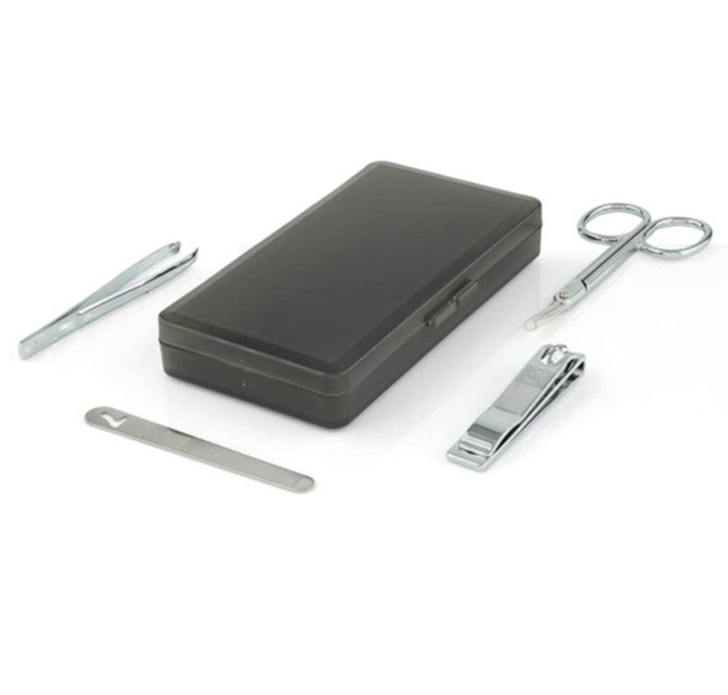 GLINA - Premium Grooming / Manicure Set - Silver