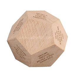 Orli - Eco-neutral Digital Detox Wooden Dice