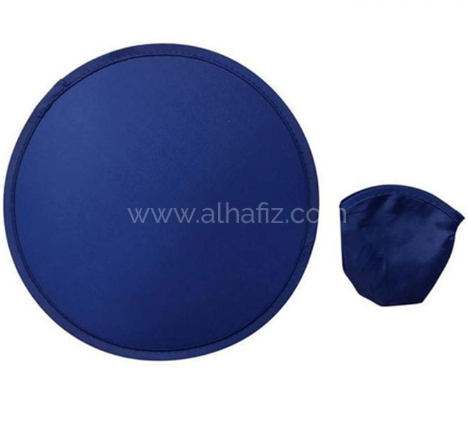 SENOVO - RPET Foldable Frisbee - Navy Blue