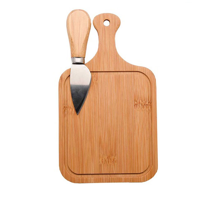 SIENA - eco-neutralÂ® Bamboo Cutting Board with Knife