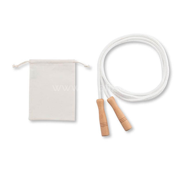 XANTHI - Cotton Jumping Rope in a Cotton Pouch