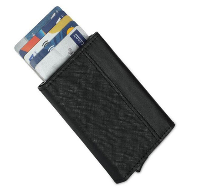 TORINO - SANTHOME RFID Sliding Card Holder - Black