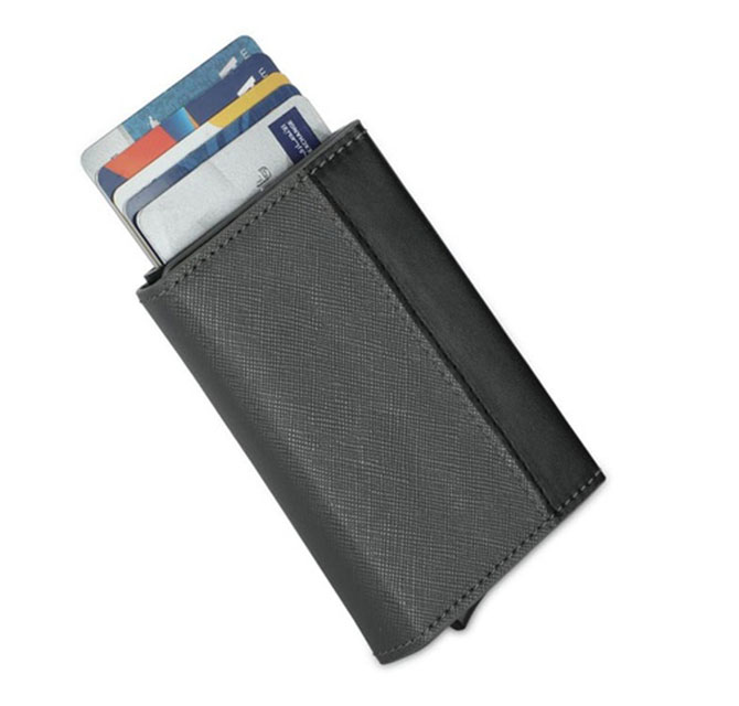 TORINO - SANTHOME RFID Sliding Card Holder - Dark Grey