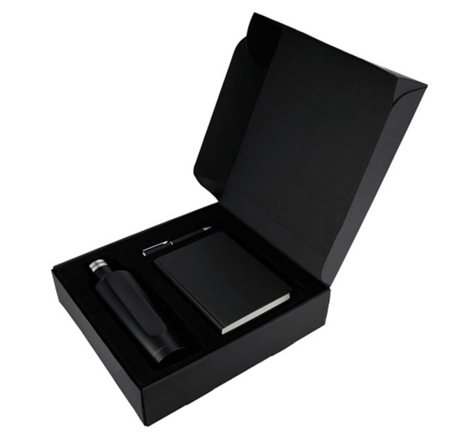 ARGAKI - SANTHOME Gift Set- SS Bottle, Notebook and Pen