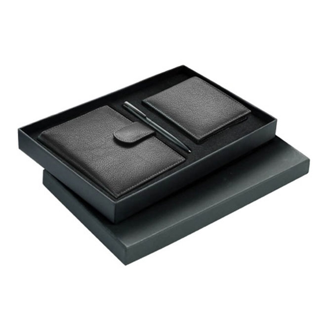 SANTHOME Akranes Genuine Leather Gift Set in Gift Box