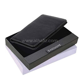 Santhome Genuine Leather Suit Coat Wallet With Rfid Protection