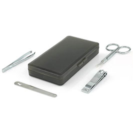 Glina - Premium Grooming / Manicure Set - Silver