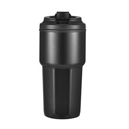 Kavala - Giftology Steel/pp Double Wall Travel Mug 500ml - Black