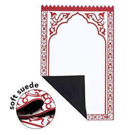 Sajada - Soft Suede Prayer Mat With Velvet Pouch