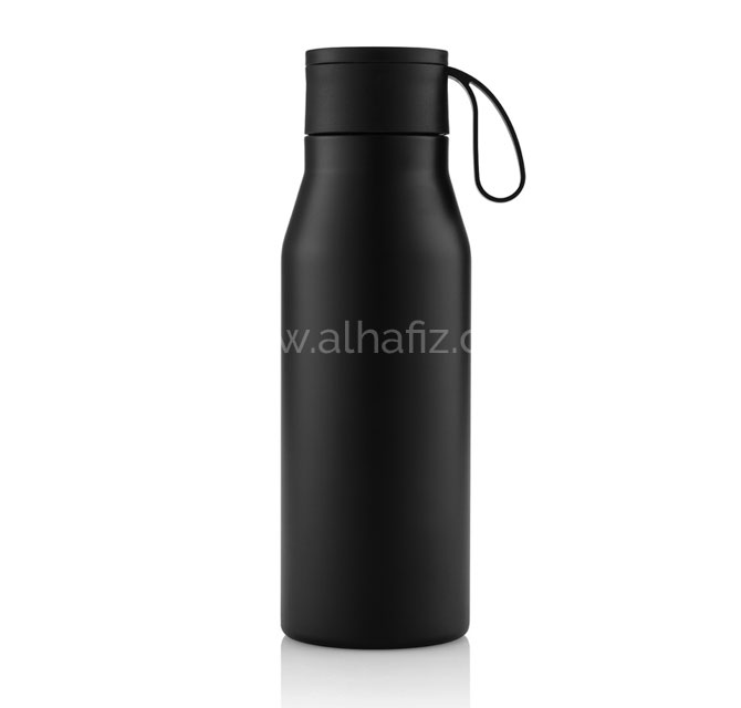 NEBRA - CHANGE Collection Vacuum Bottle with Loop - 600ml - Black