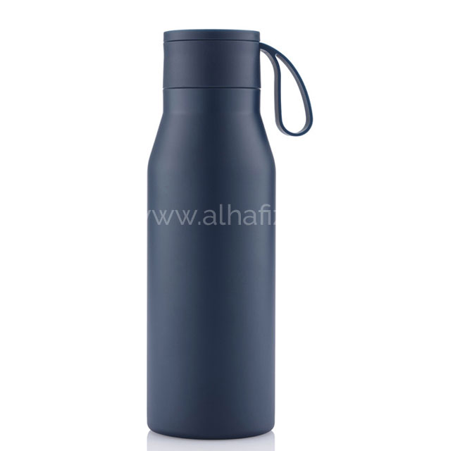 NEBRA - CHANGE Collection Vacuum Bottle with Loop - 600ml - Navy Blue