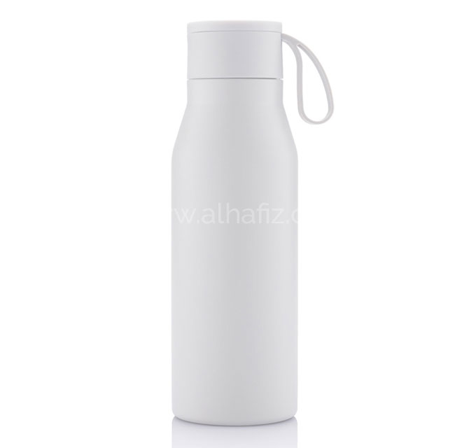 NEBRA - CHANGE Collection Vacuum Bottle with Loop - 600ml - White