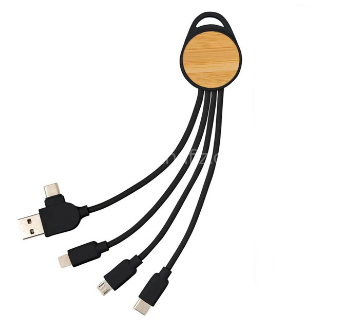 SULZA - CHANGE Collection RCS Recycled 6-in-1 Multi Cable