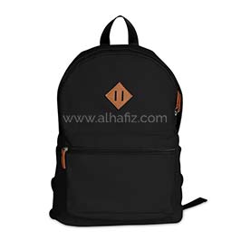 Lemgo - Giftology Canvas Backpack - Black/tan