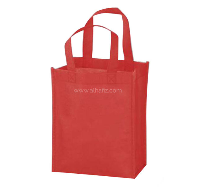 Non-Woven Shopping Bag Vertical Red