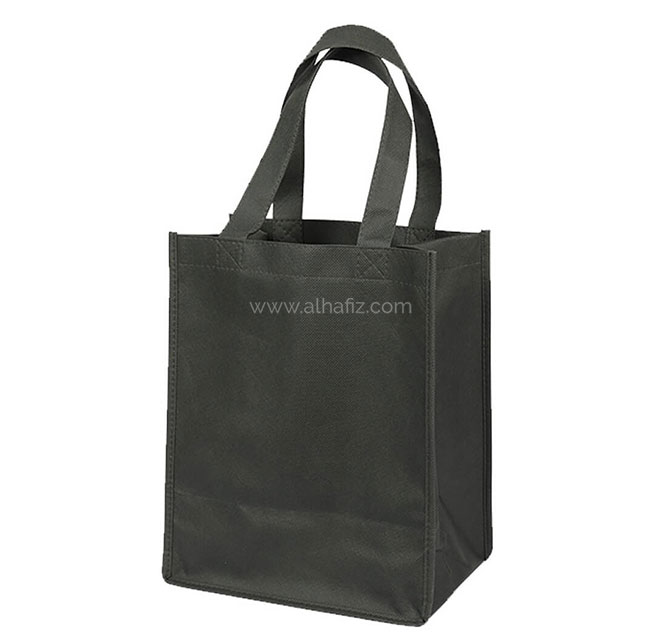 Non-woven Shopping Bag Vertical Black