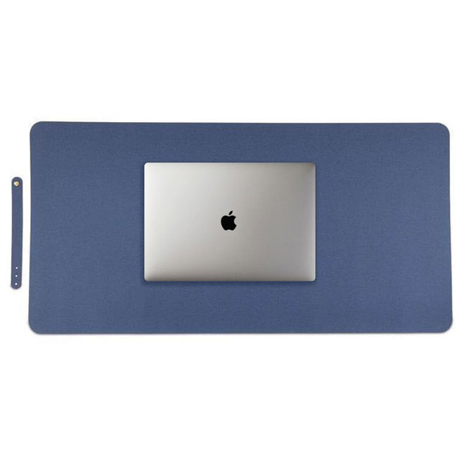 ZILE - CHANGE ZERO Recycled PU Desk Pad - Navy Blue