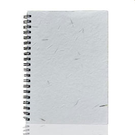 Lugo - Eco-neutralÂ® B6 Soft Cover Handmade Seed Paper Spiral Notebook