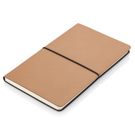 Peja - Santhome A5 Recycled Pu Soft Cover Notebook - Tan