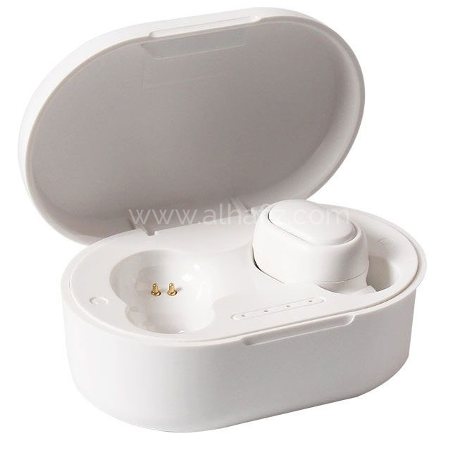 ALAVUS - RCS standard recycled plastic TWS Wireless Earbuds - White