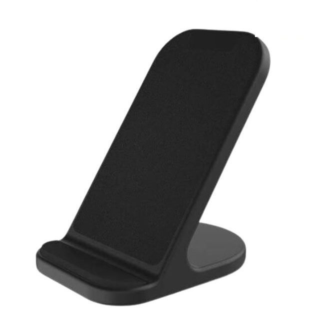 BASEL - @memorii Recycled 10W Wireless Charger Phone Stand - Black