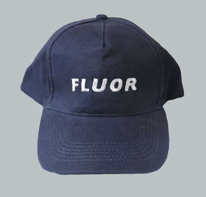 Cap with Embroidered Logo - Blue