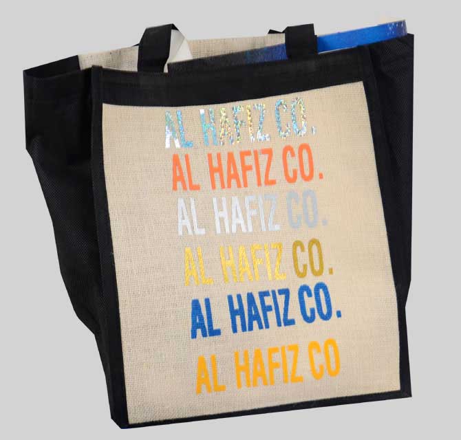 Woven Bag with Spangle Printing