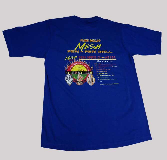 T-Shirt Blue - Heat Transfer Image