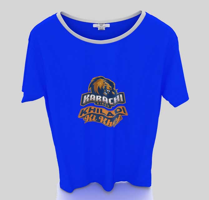 T-Shirt Blue - Karachi Kings (PSL Special)
