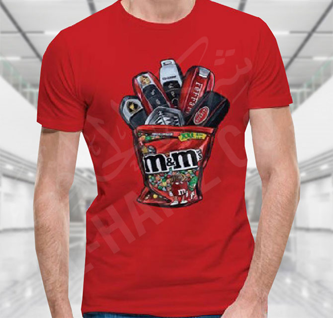 Red Heat Transfer T-Shirt 