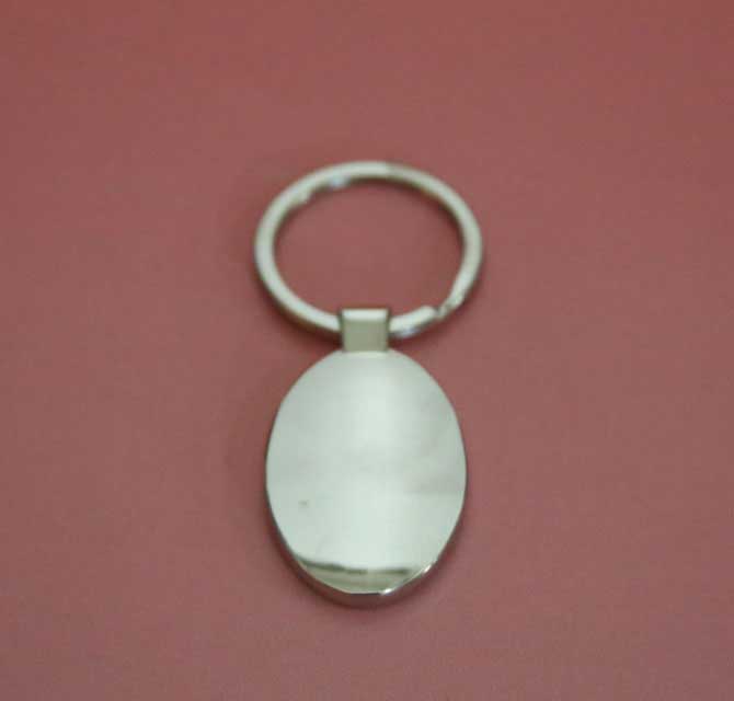 Metal Keychain - Oval