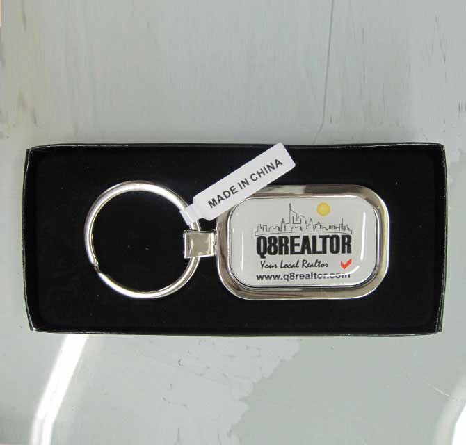 Metal Keychain - Rectangle