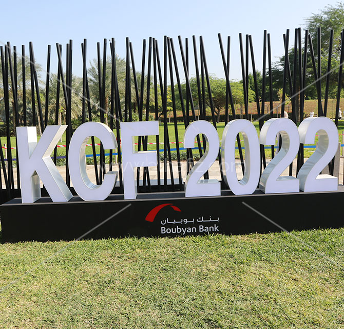 3d Standlone Metal Letters I Love KCF Event