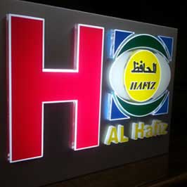 3d Acrylic Push              Through  Letters - Led Sign 