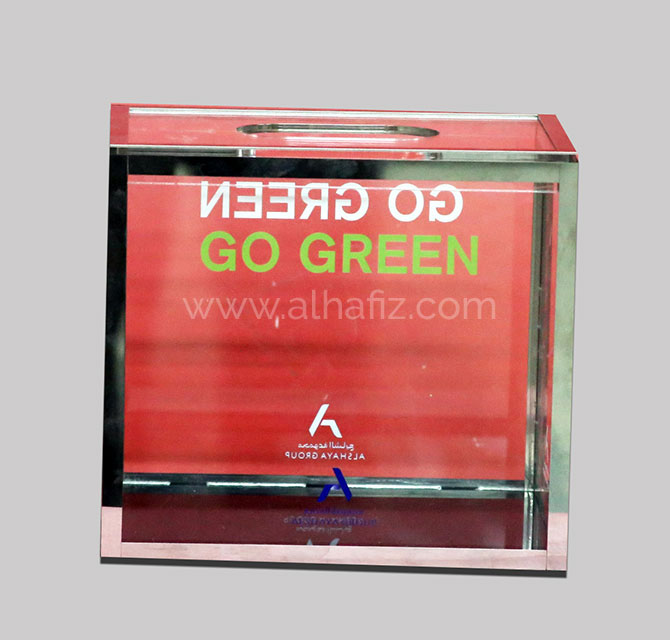 Custom Acrylic Suggestion Box / Donation Box