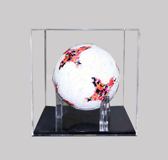 Clear Acrylic Display Box with Black Base