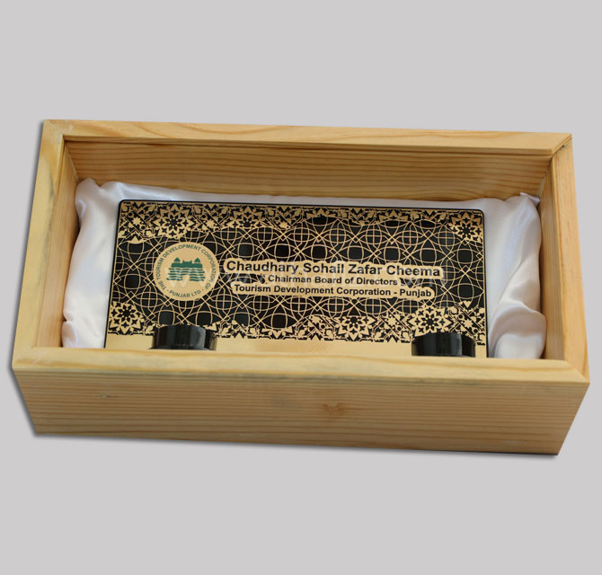 Wooden Acrylic Box With Acrylic Lid Insert