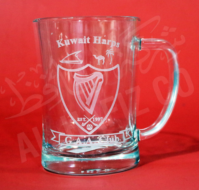 Silk Screen Printing On Clear Water Glass