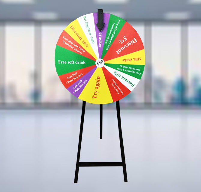 Promotional Spin Wheel 