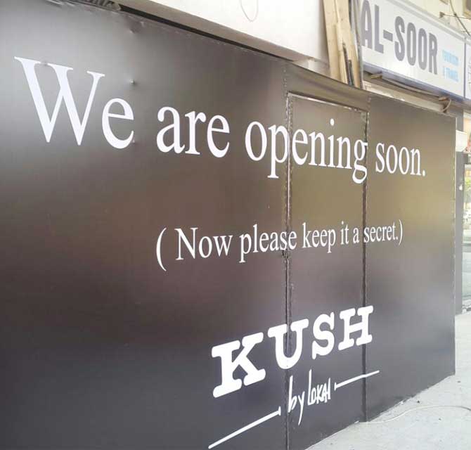 Vinyl Sticker on Hoardings