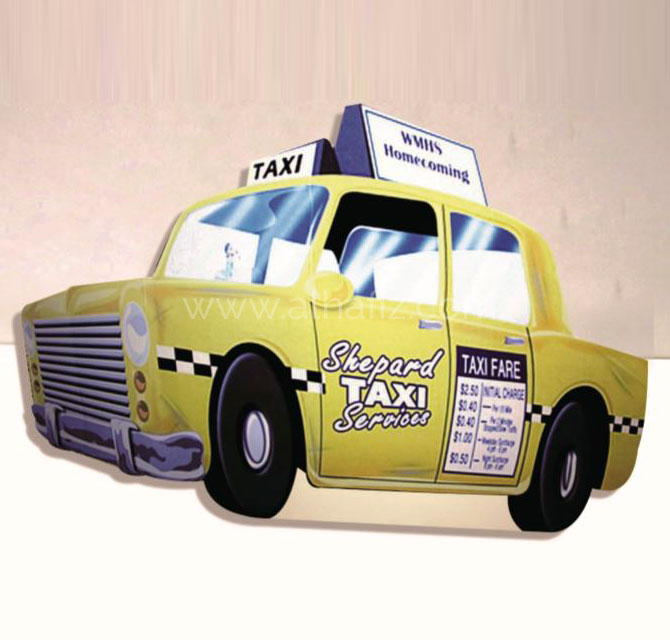 Forex Standee Die Cut Car