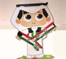 Kuwait National Day Die Cut Forex Standee