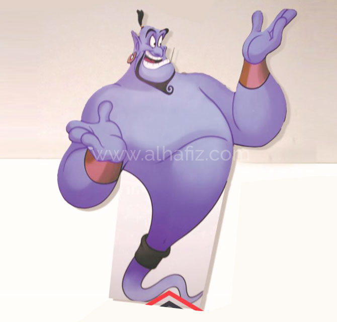 Customized Welcome Standee Aladdin